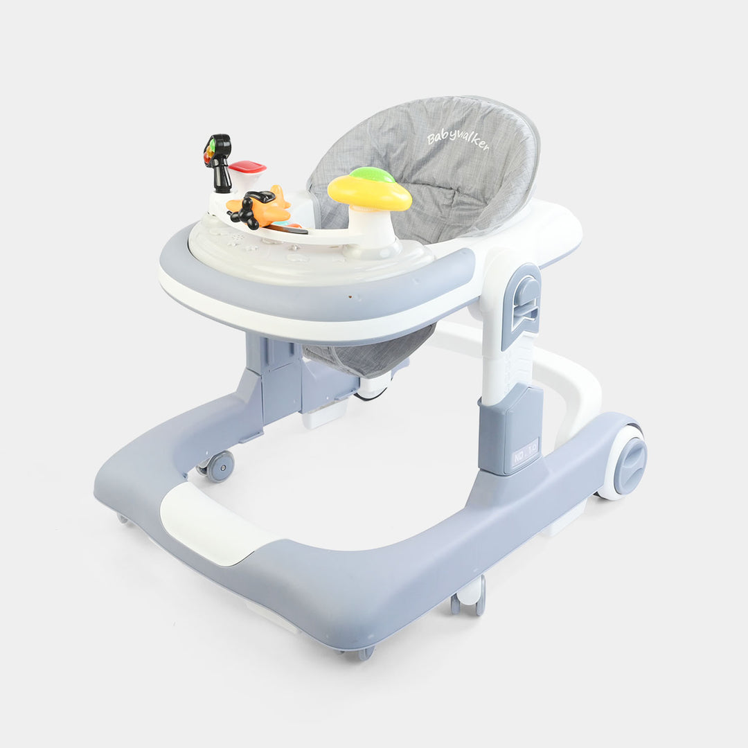 Baby Walker With Multi Function MT-816 Grey