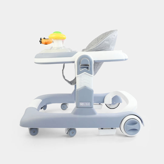 Baby Walker With Multi Function MT-816 Grey
