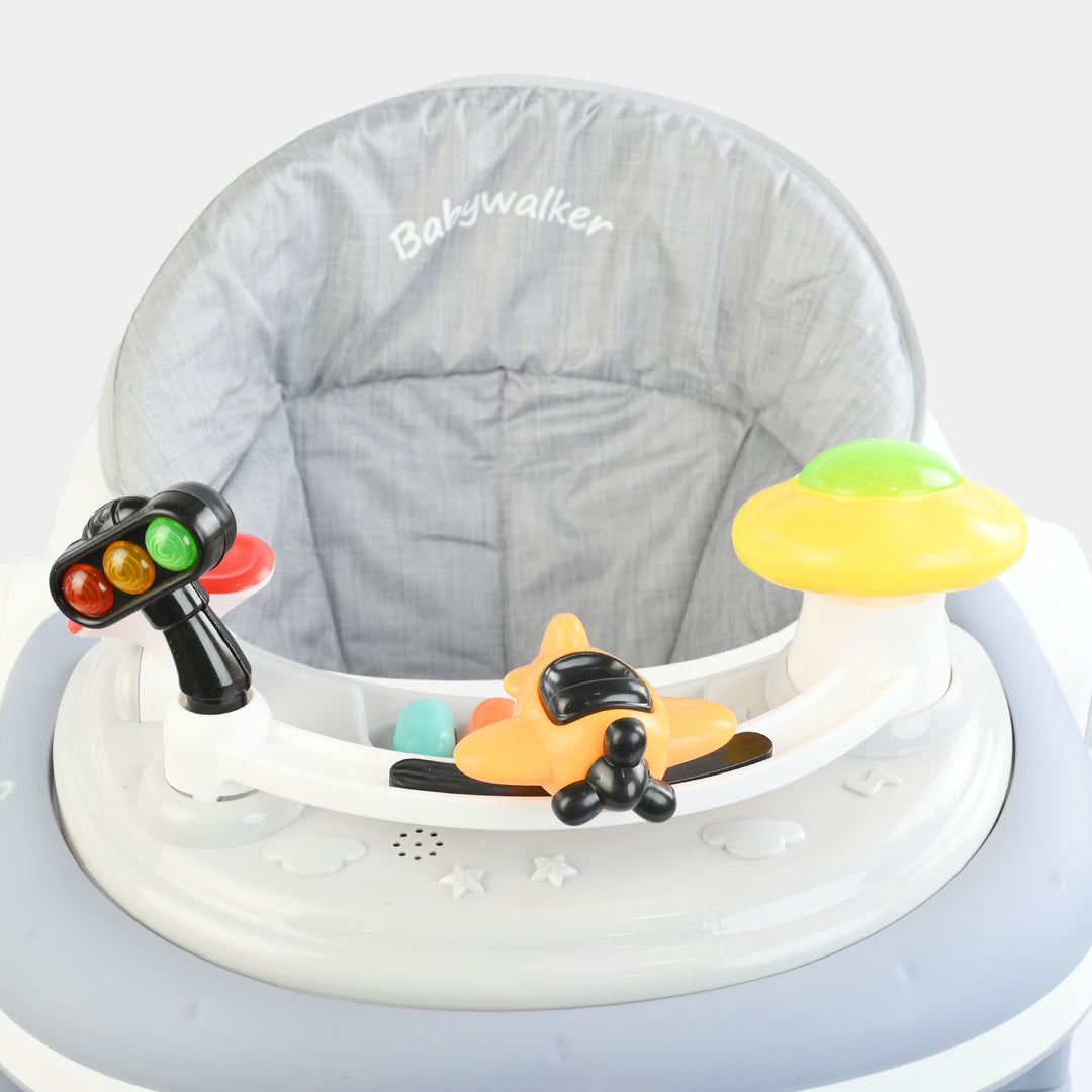 Baby Walker With Multi Function MT-816 Grey
