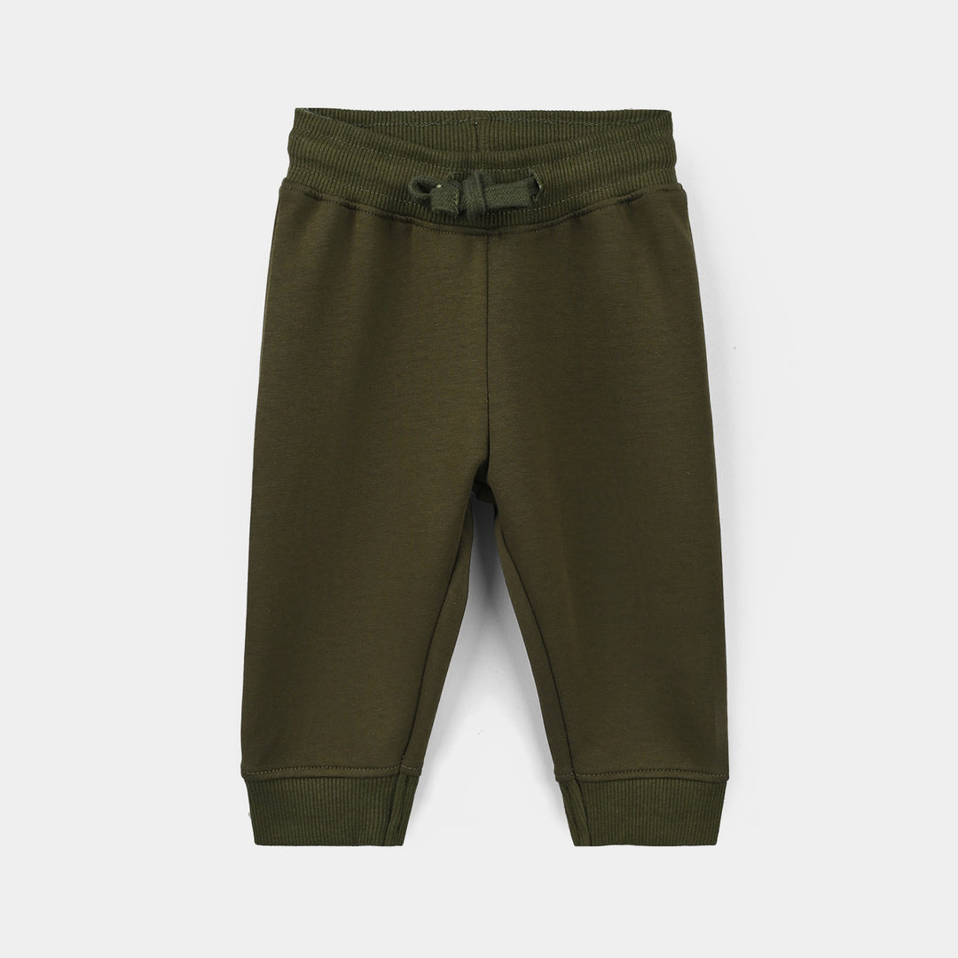 Infant Boys Velour 2Pcs Suit Atheletic Club-GREEN