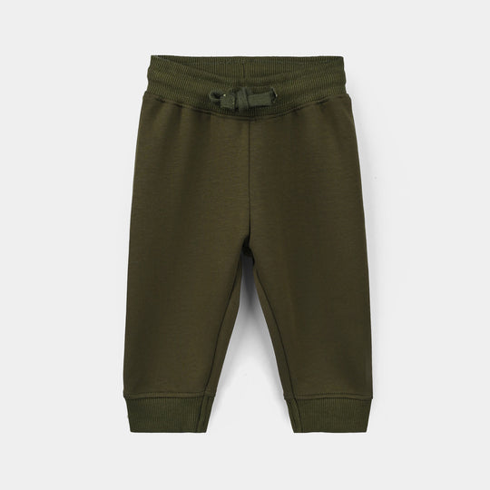 Infant Boys Velour 2Pcs Suit Atheletic Club-GREEN