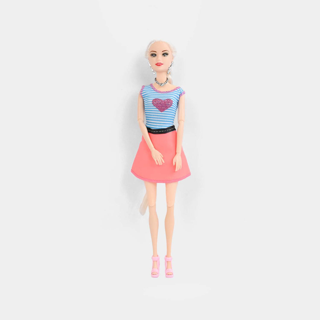 Fashion Doll With Stylish Dress