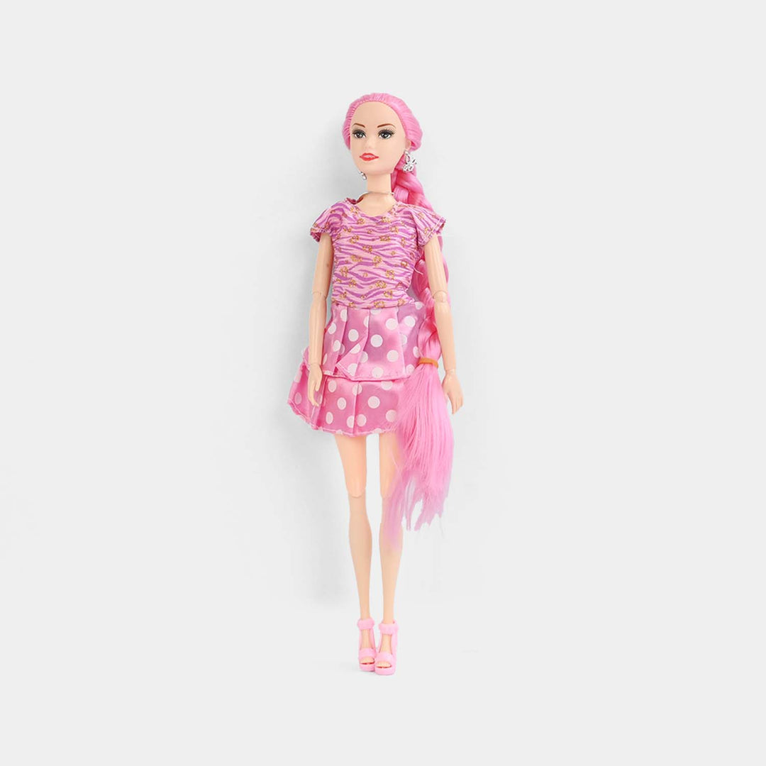Fashion Doll With Stylish Dress
