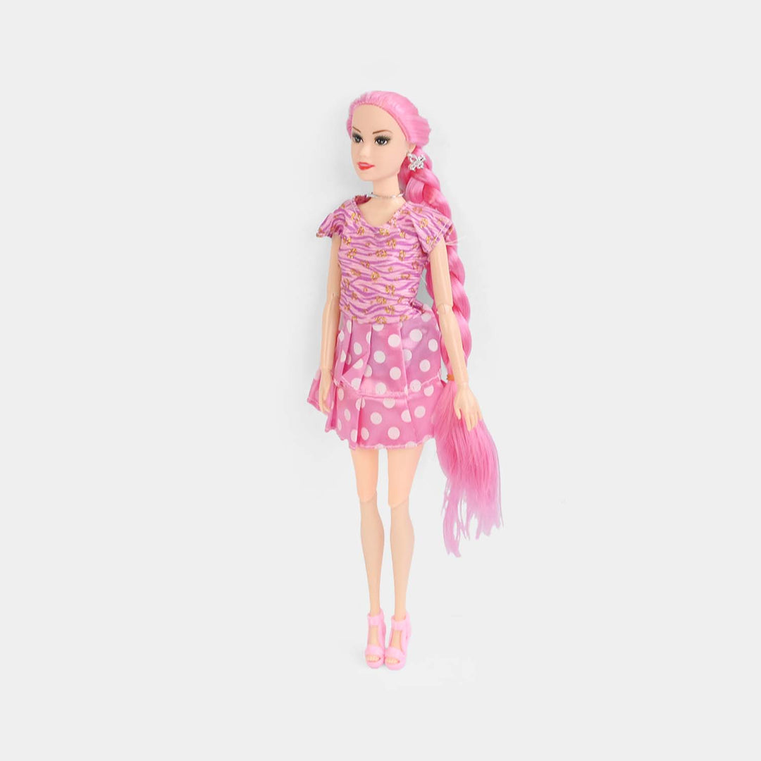 Fashion Doll With Stylish Dress