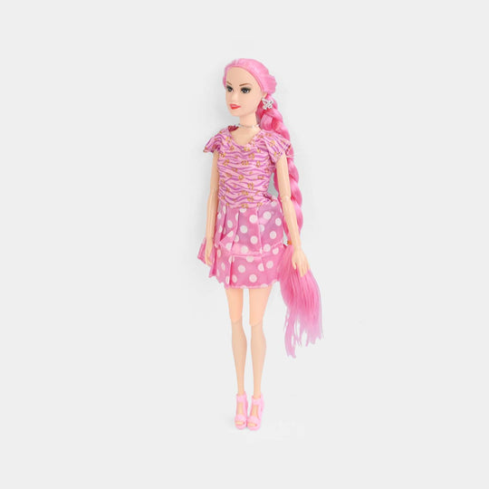 Fashion Doll With Stylish Dress