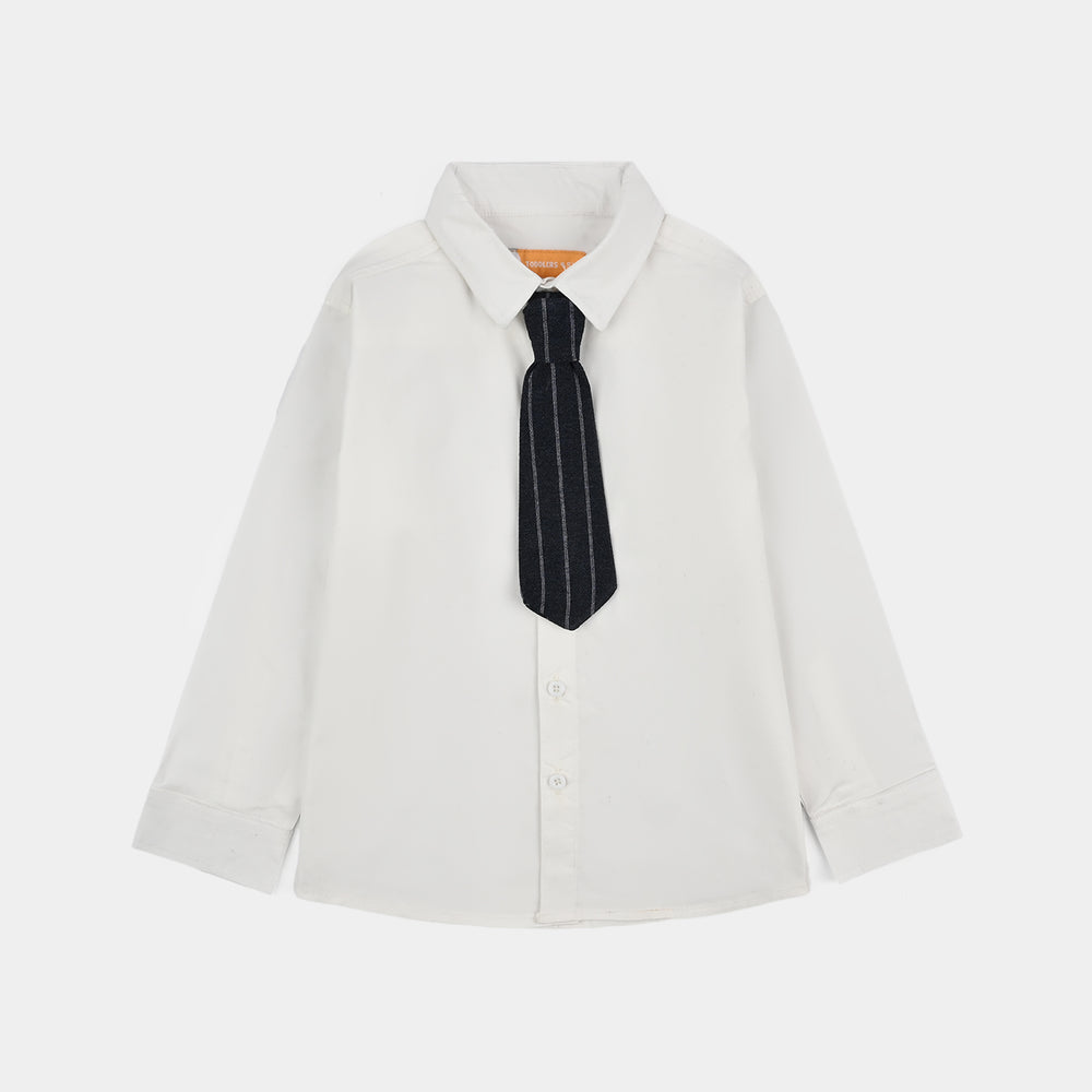 Boys Yarn Dyed 3PC Suit-NAVY