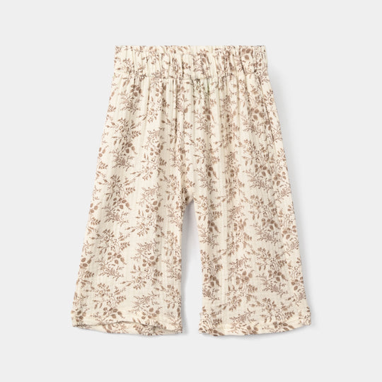 Infant Girls Gauze 2 Pc Suit - Botanical - Off White