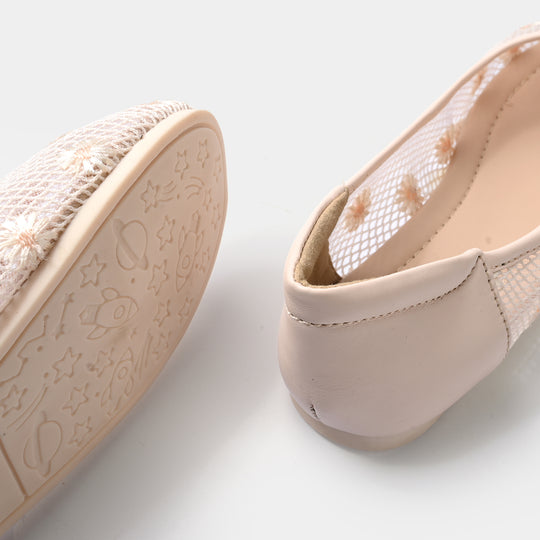 Girls Pumps BS-044-Fawn