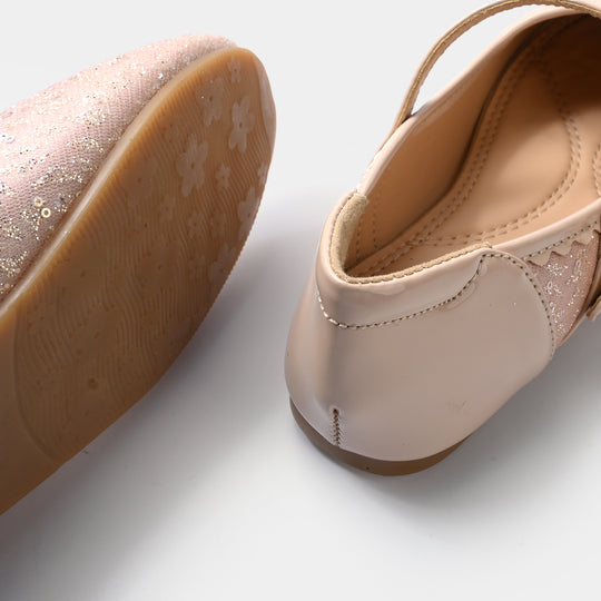 Girls Pumps BS-045-BEIGE