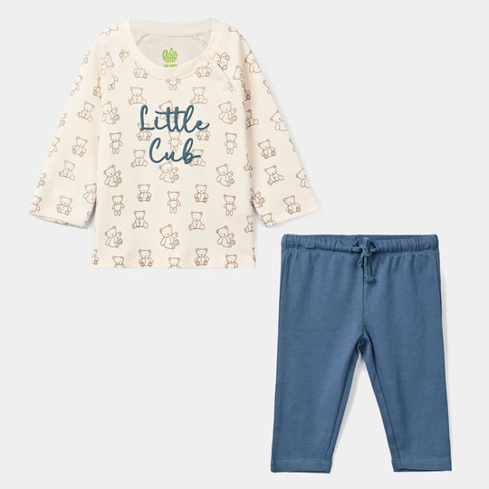 Infant Boys Cotton Interlock Knitted Suit Little Club