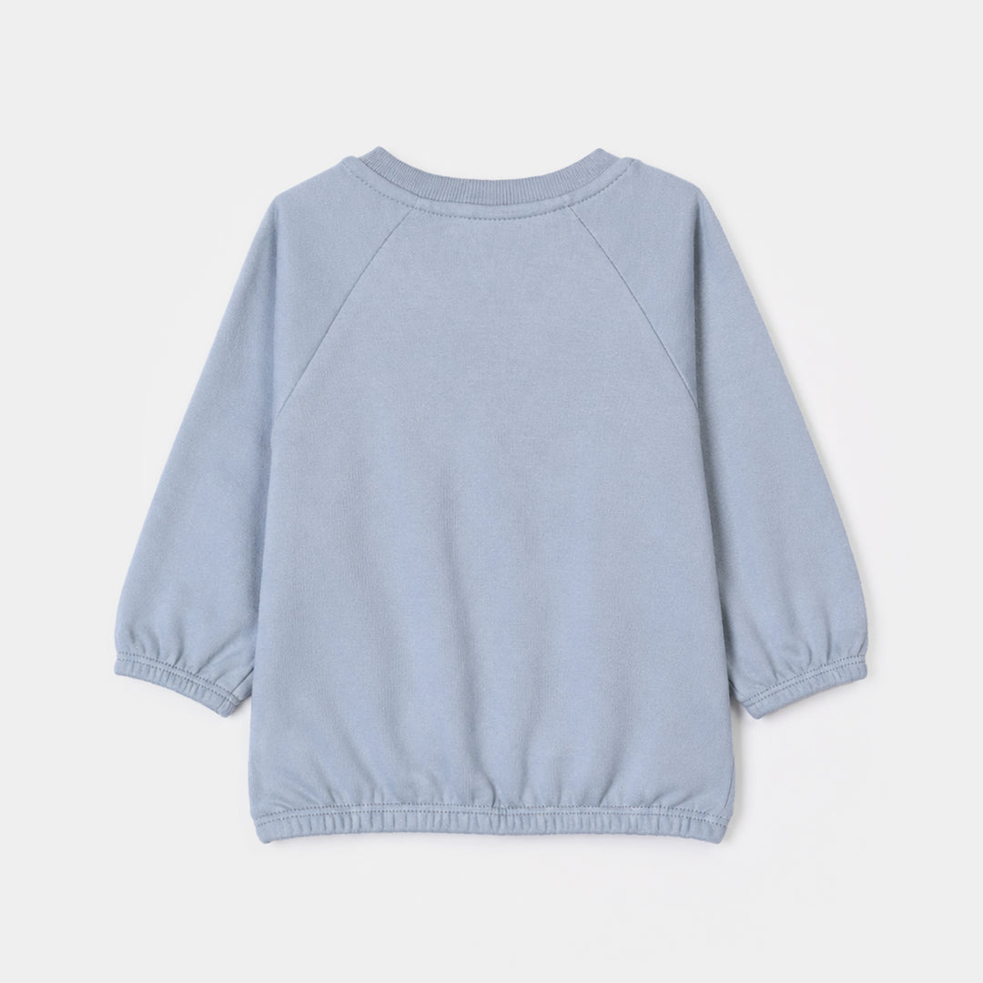 Infant Boys Cotton Interlock Knitted Suit NYC-Blue