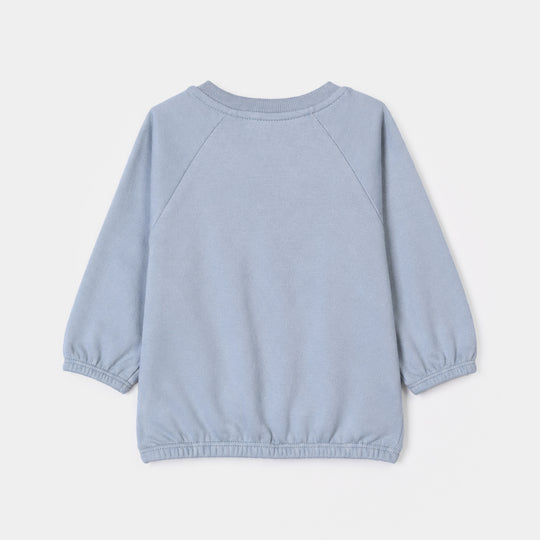 Infant Boys Cotton Interlock Knitted Suit NYC-Blue