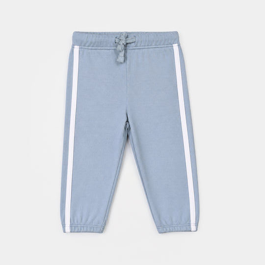 Infant Boys Cotton Interlock Knitted Suit NYC-Blue