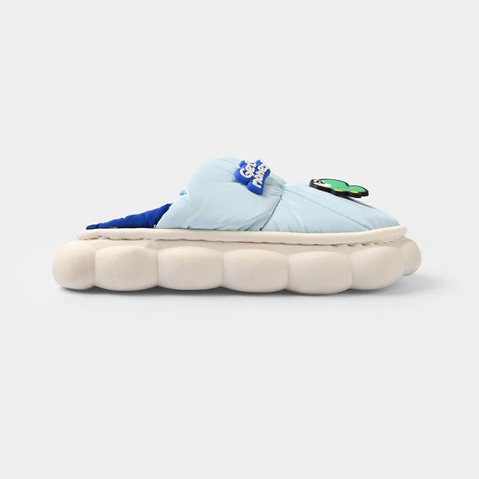 Boys Fur Slipper 1192-5-Blue