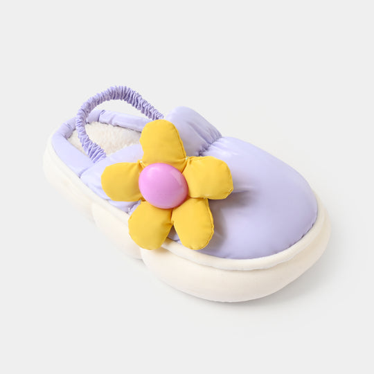 Girls Fur Slipper 1192-2-Purple