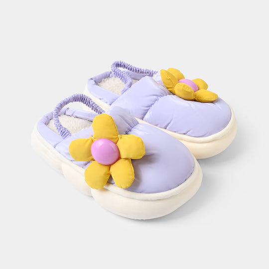 Girls Fur Slipper 1192-2-Purple