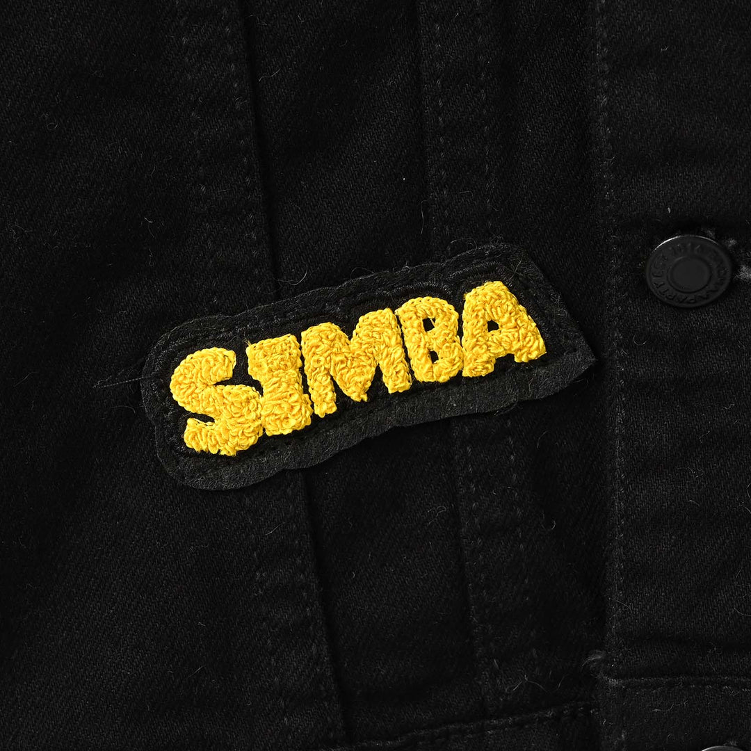 Infant Boys Denim rigid jacket Character-BLACK