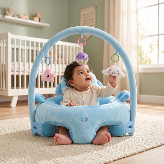 Princess Rattle Baby Floor Seat/Support Sofa Seat - 6M+
