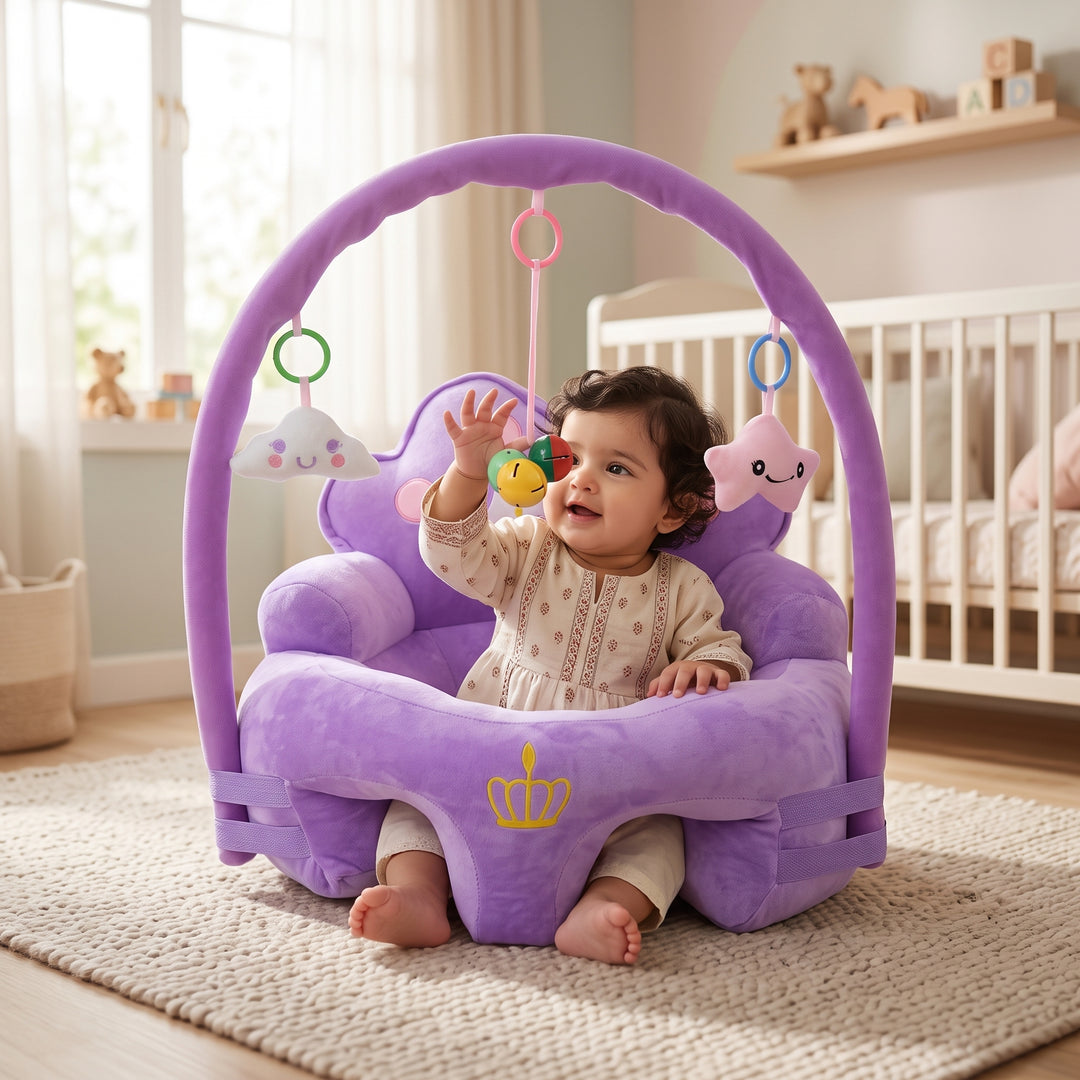 Rattle Baby Floor Seat/Support Sofa Seat - 6M+