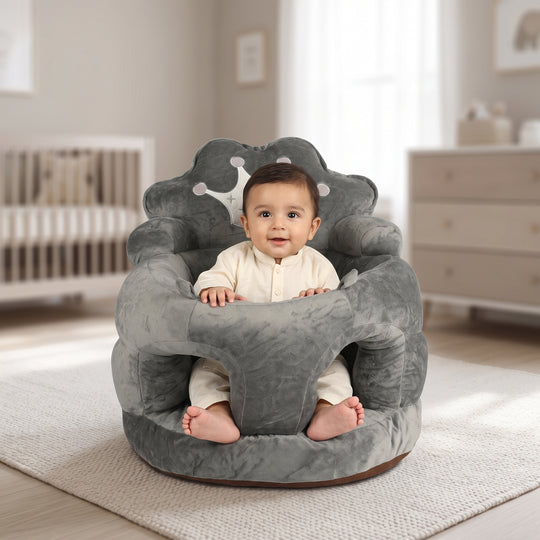 Crown Baby Floor Seat/Support Sofa Seat - 6M+