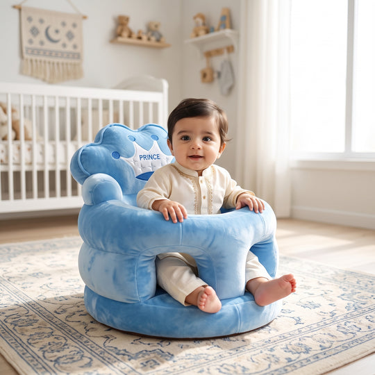 Crown Baby Floor Seat/Support Sofa Seat - 6M+