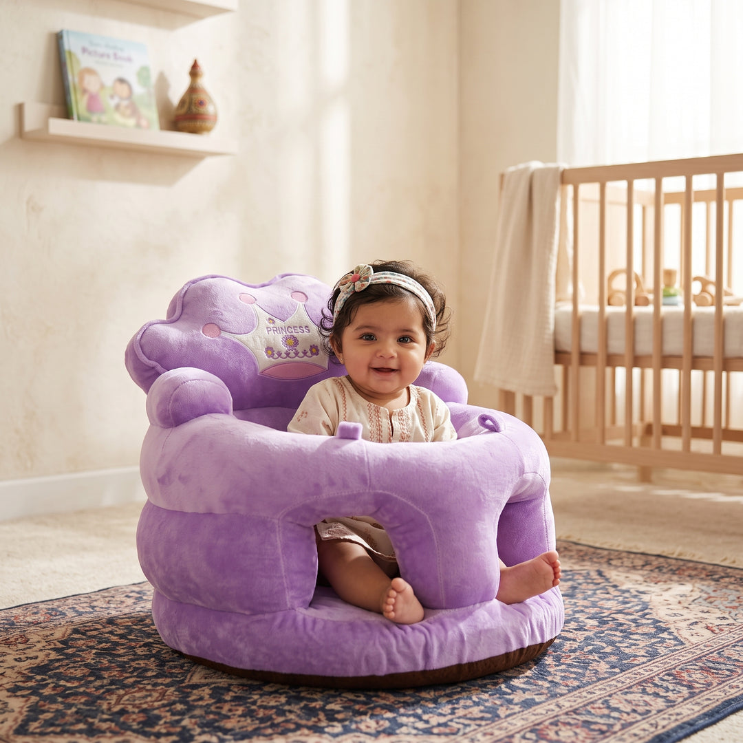 Crown Baby Floor Seat/Support Sofa Seat - 6M+