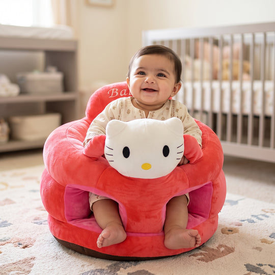 Cartoon Baby Floor Seat/Support Sofa Seat - 6M+