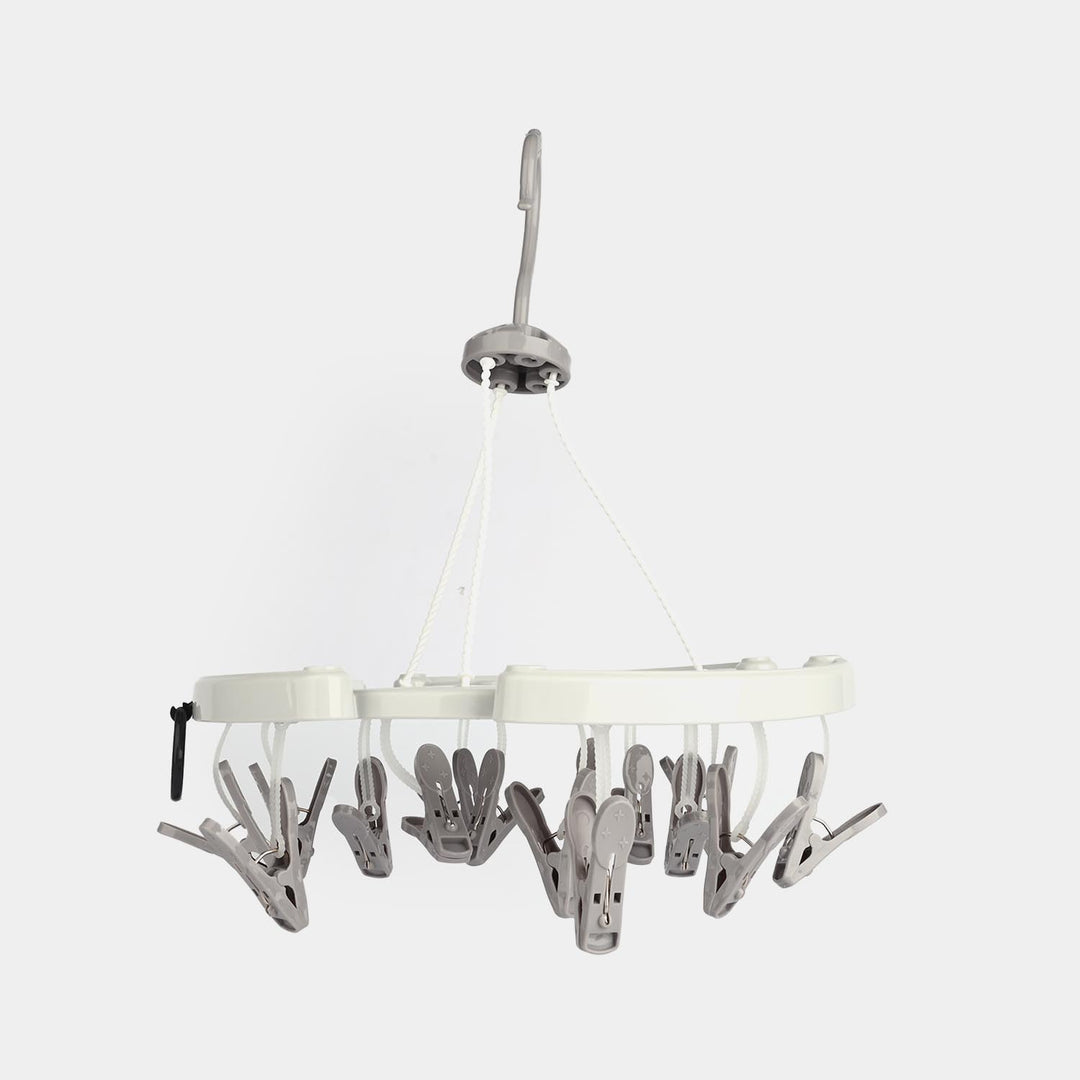 Round Cloth Hanger (15 Clips)