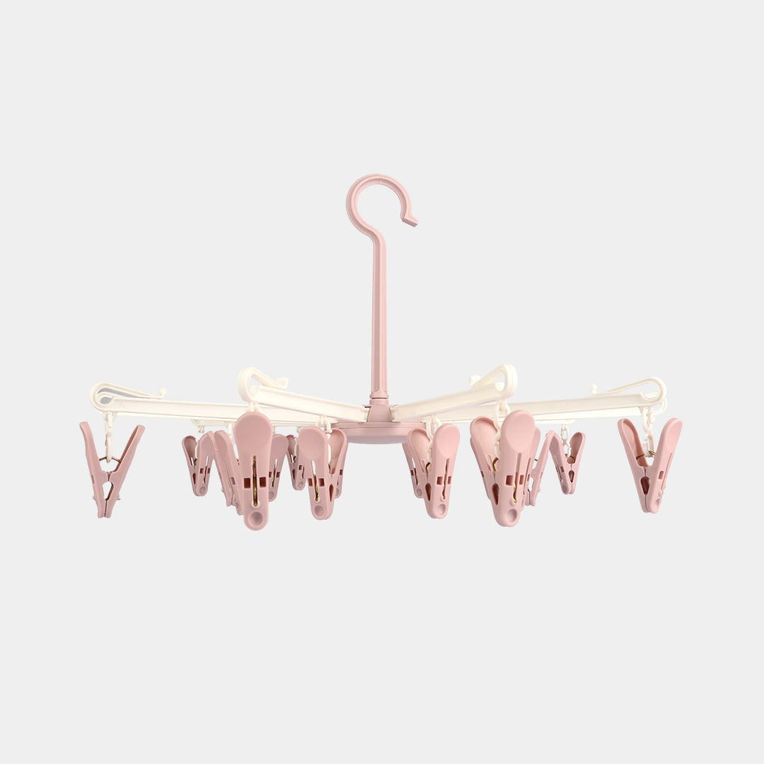 Laundry Cloth Hanger With Clips