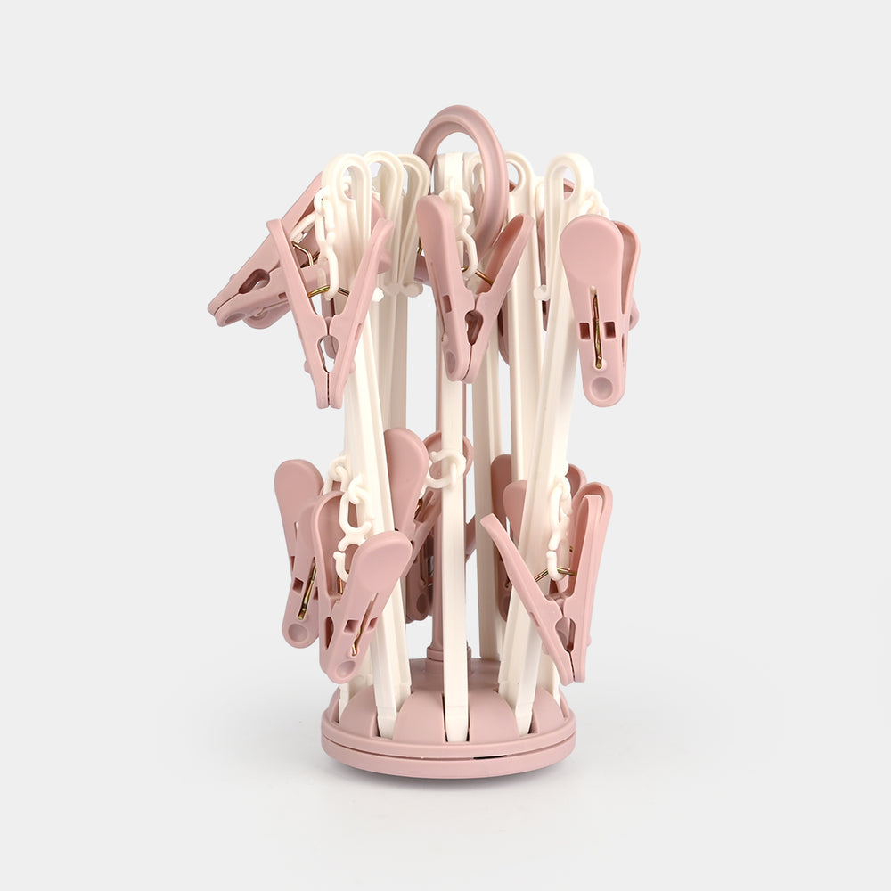 Laundry Cloth Hanger With Clips