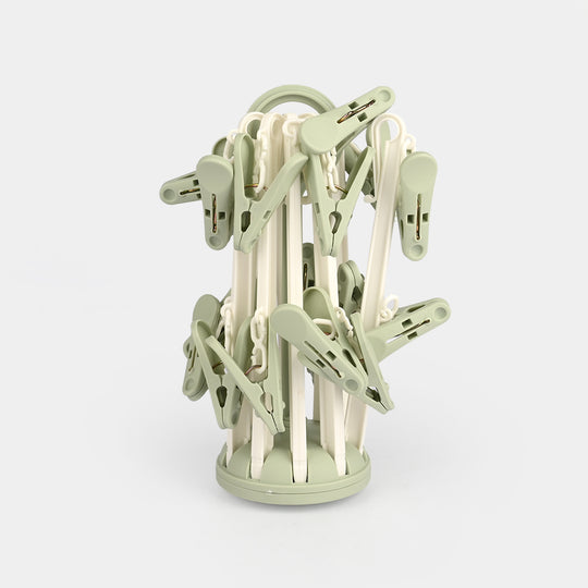 Laundry Cloth Hanger With Clips
