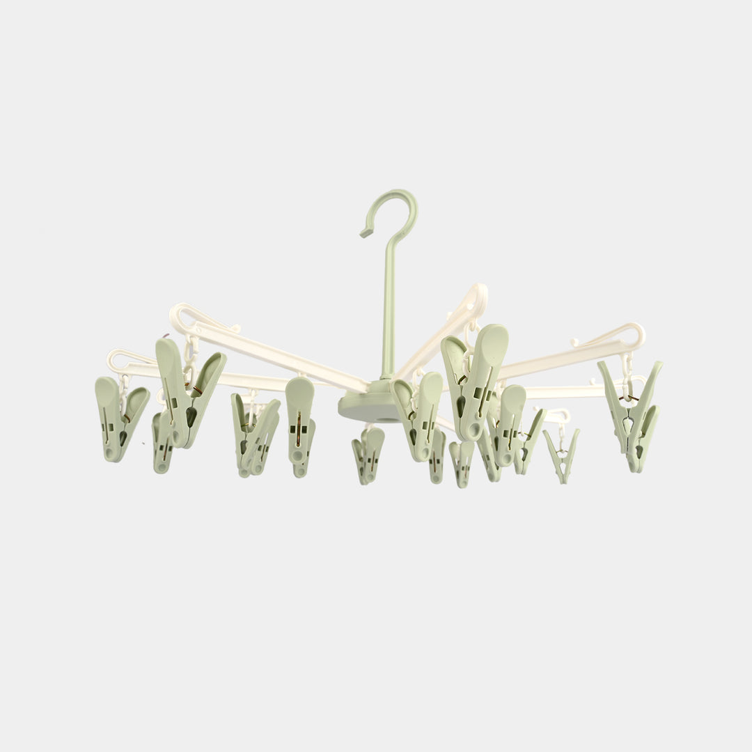 Laundry Cloth Hanger With Clips