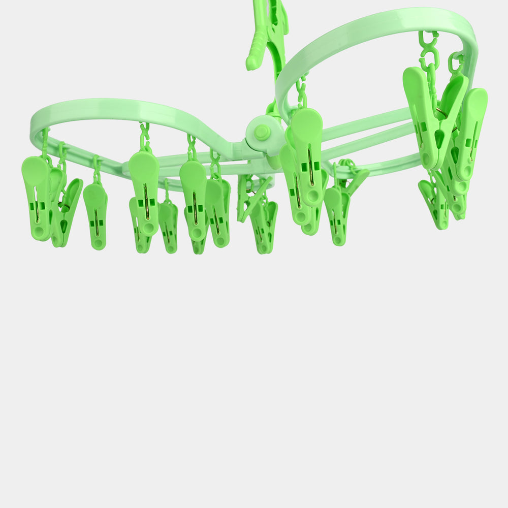 Laundry Cloth Hanger With Clips