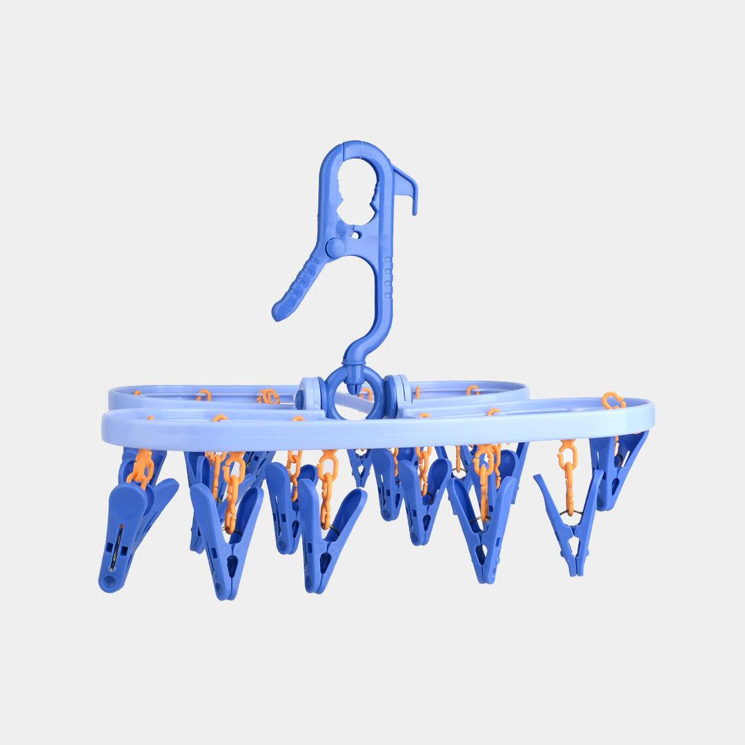 Laundry Cloth Hanger With Clips