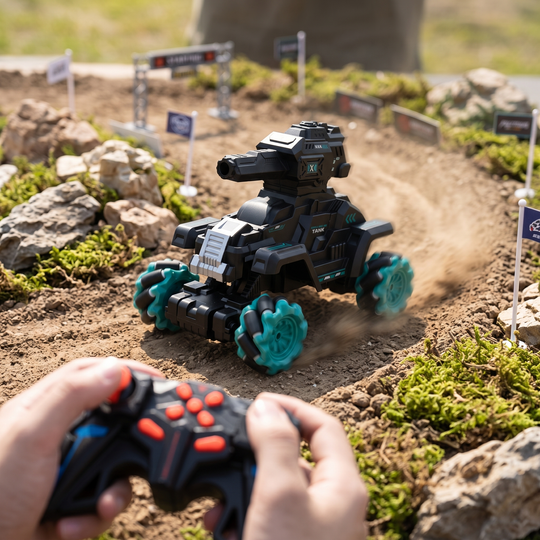 2.4GHz Remote Control Mecha Tank / Water Gel Blaster Vehicle