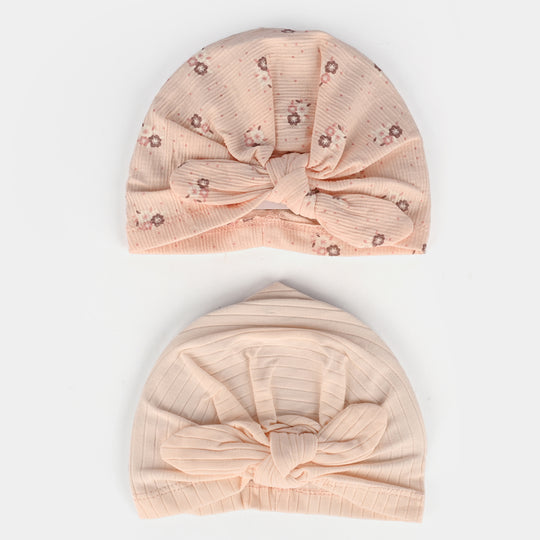 BABY TURBAN CAP/HAT Pack Of 2 | 3M+