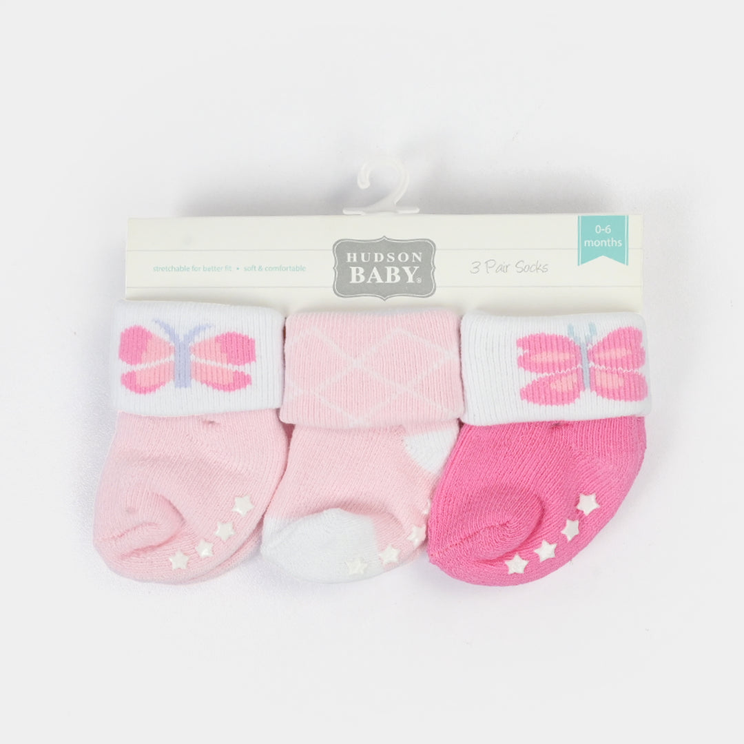 Carters Baby Socks 3Pcs | 0-6M