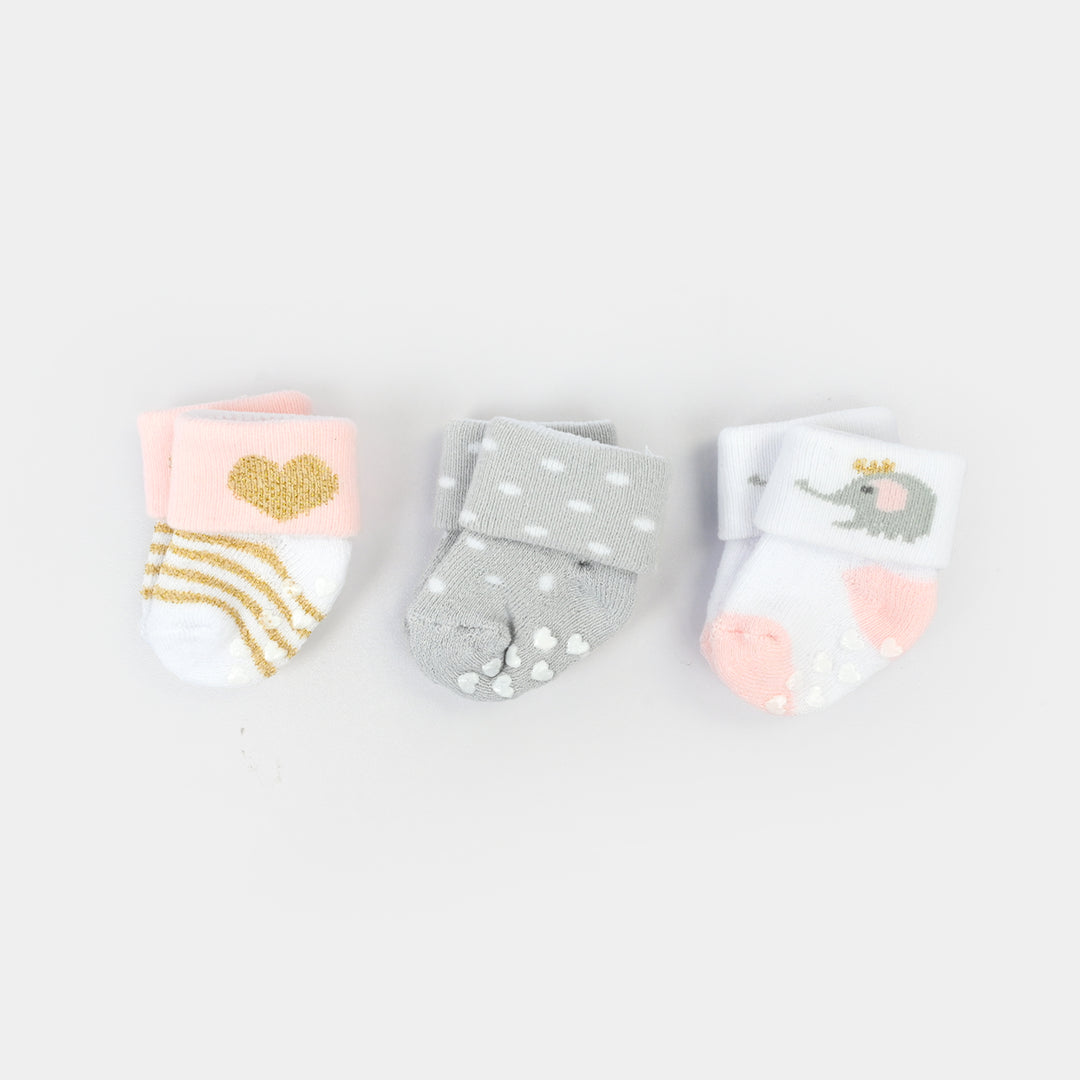 Carters Baby Socks 3Pcs | 0-6M