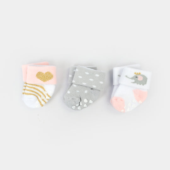 Carters Baby Socks 3Pcs | 0-6M