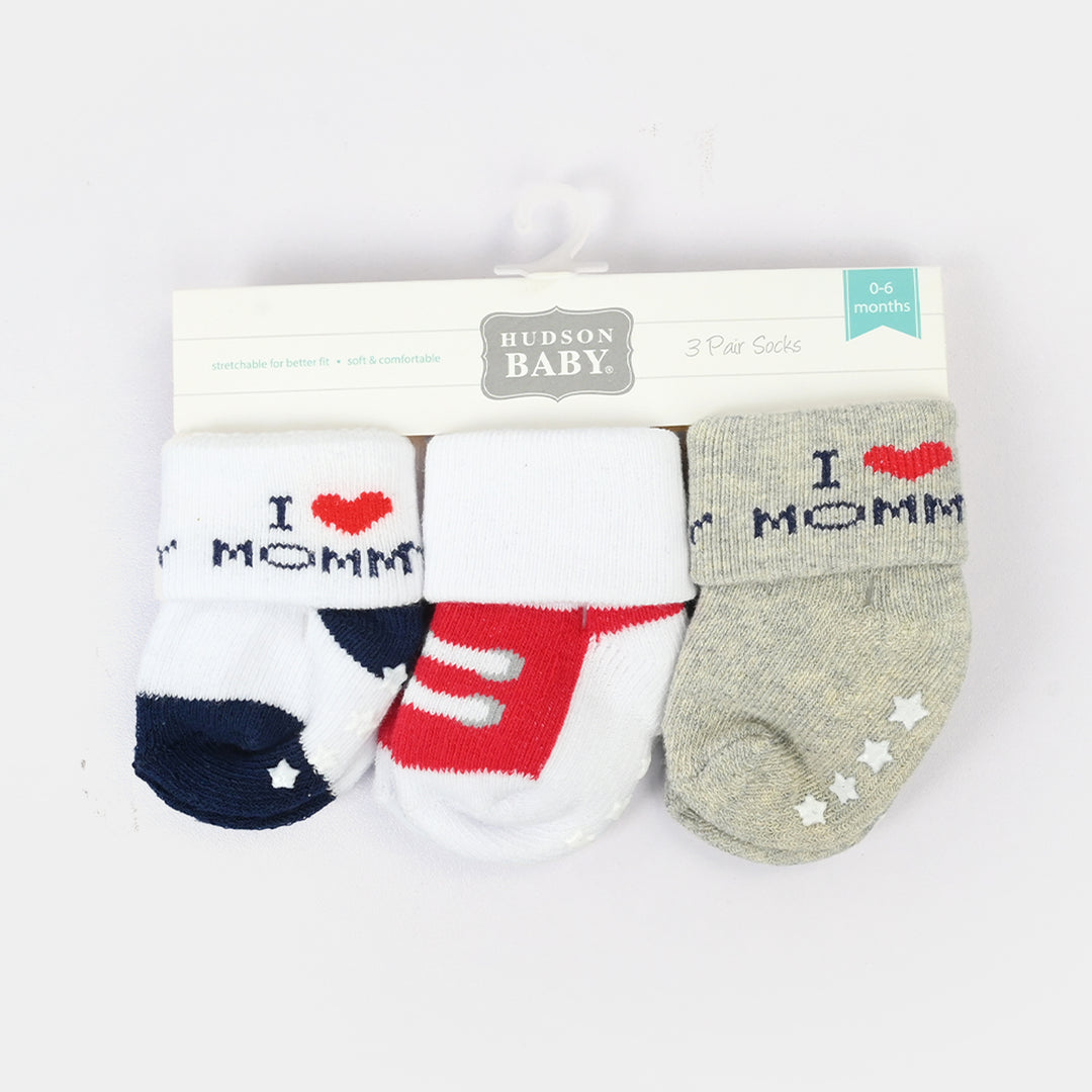 Carters Baby Socks 3Pcs | 0-6M