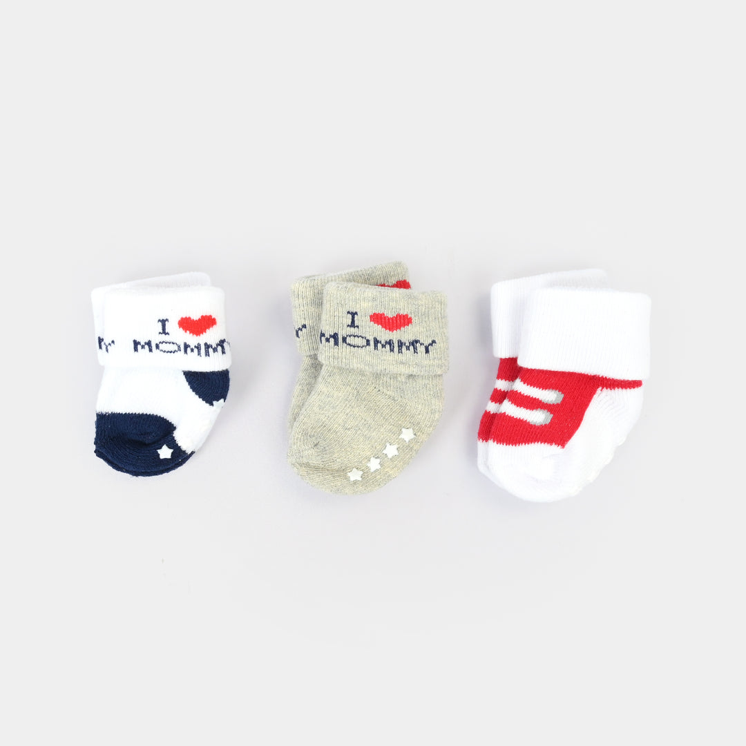 Carters Baby Socks 3Pcs | 0-6M