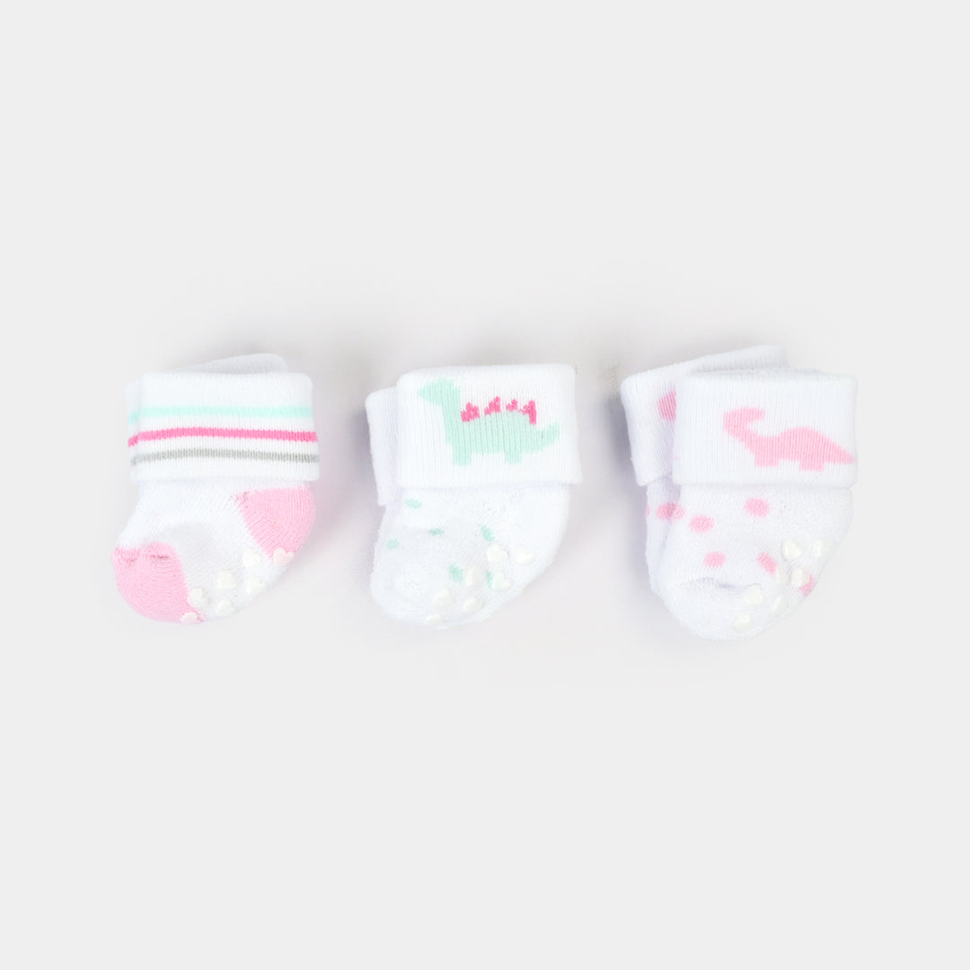 Carters Baby Socks 3Pcs | 0-6M