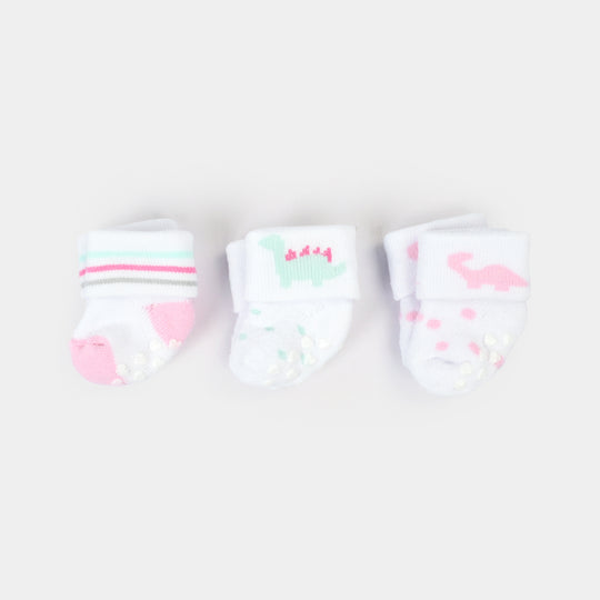 Carters Baby Socks 3Pcs | 0-6M