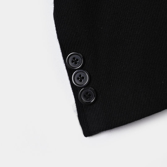 Boys Corduroy Blazer -BLACK