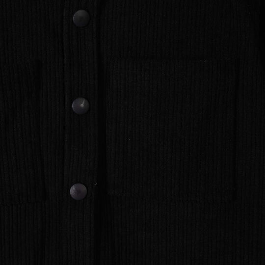 Boys Corduroy Woven Suit-Black