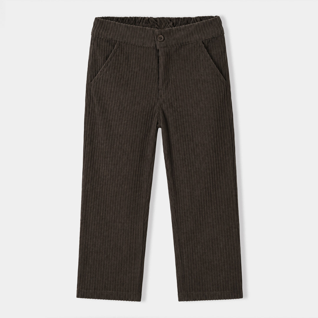 Boys Corduroy Woven Suit-Green