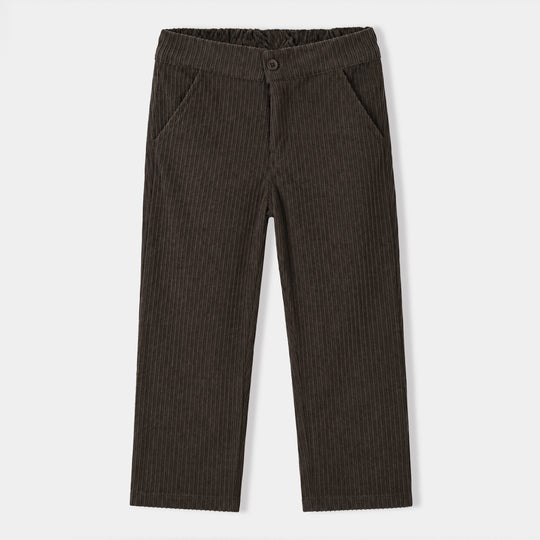 Boys Corduroy Woven Suit-Green