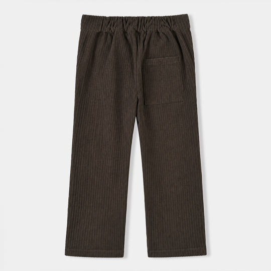 Boys Corduroy Woven Suit-Green