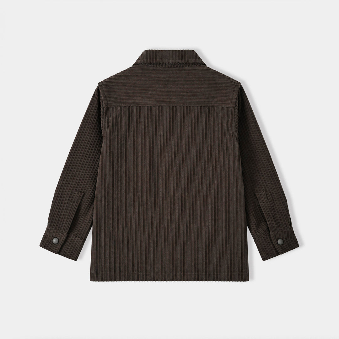 Boys Corduroy Woven Suit-Green