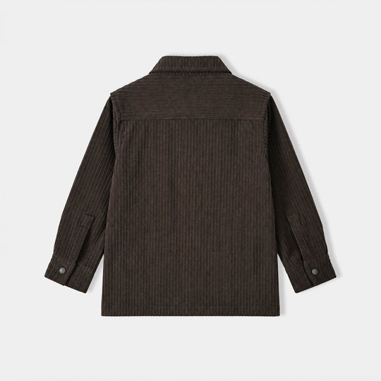 Boys Corduroy Woven Suit-Green